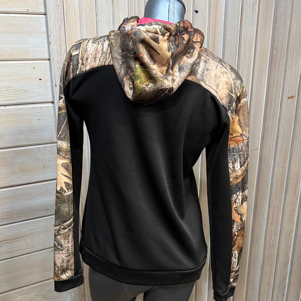 True Timber Women's Black and Camouflage Hoodie - Picture 3 of 6
